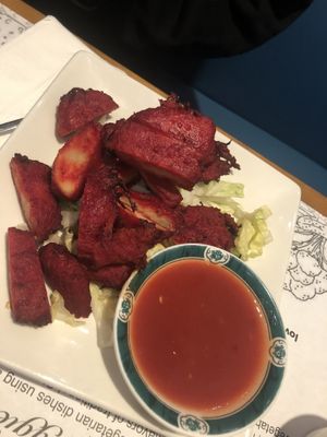 A15 叉燒雞 roast boneless chicken   at Veggie Heaven in Teaneck