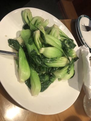 Sautéed bokchoy   at Veggie Heaven in Teaneck