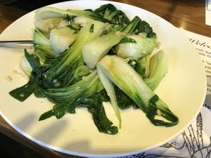 Sautéed bokchoy   at Veggie Heaven in Teaneck