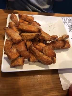 Sweet potato fries   at Veggie Heaven in Teaneck