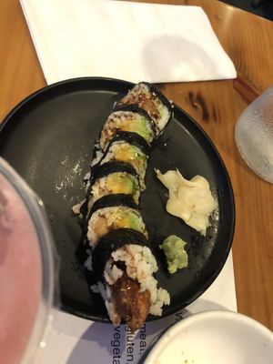 Jamaican sushi roll   at Veggie Heaven in Teaneck