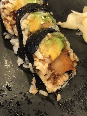 Jamaican sushi roll   at Veggie Heaven in Teaneck