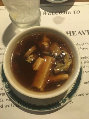 Hot and sour at Veggie Heaven in Teaneck