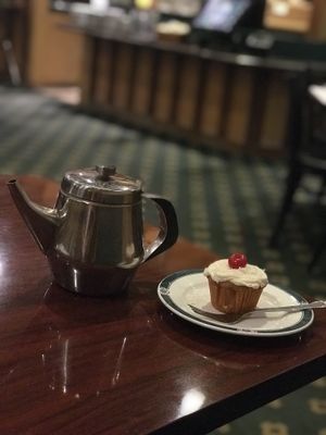 Coconut cupcake at Veggie Heaven in Teaneck