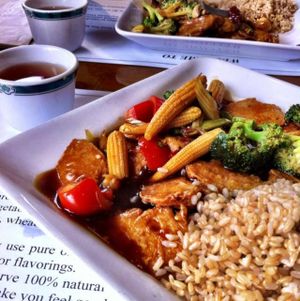 General Tao chicken at Veggie Heaven in Teaneck