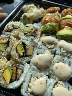 Vegan Sushi at Veggie Heaven in Teaneck