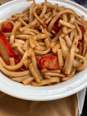 Chick’N Lomein at Veggie Heaven in Teaneck