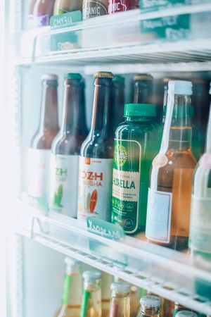 Vegan drinks at MAXGREEN in Moscow