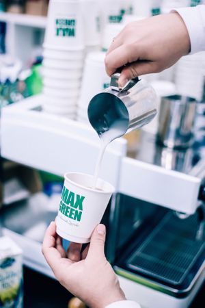 Coffe at MAXGREEN in Moscow