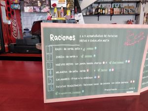 Menú raciones at Melandrainas in Arteixo