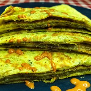 Pestodilla at Tétés Burritos in Cascais