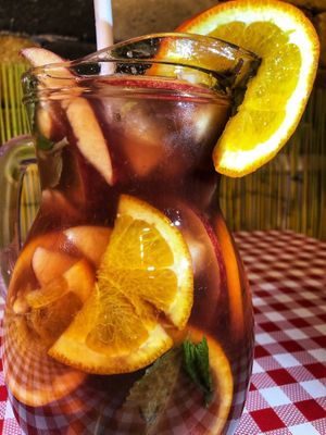 Sangria  at Tétés Burritos in Cascais