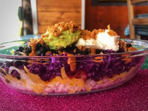 Tete’s bowl  at Tétés Burritos in Cascais