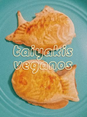 Taiyakis salados y dulces at Veggie Koi Sushi in Mexico City