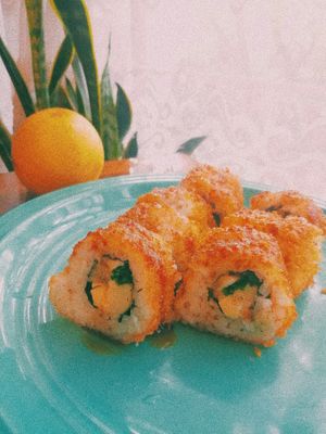 Chisi Roll at Veggie Koi Sushi in Mexico City