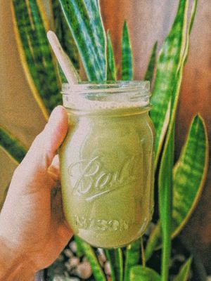 Cool Matcha at Veggie Koi Sushi in Mexico City