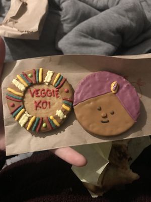 Galletas de regalo  at Veggie Koi Sushi in Mexico City