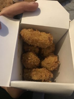 Kushiage de queso  at Veggie Koi Sushi in Mexico City