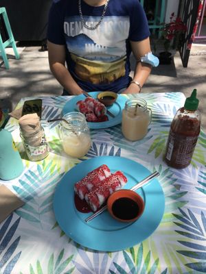   at Veggie Koi Sushi in Mexico City