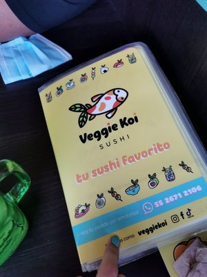 at Veggie Koi Sushi in Mexico City