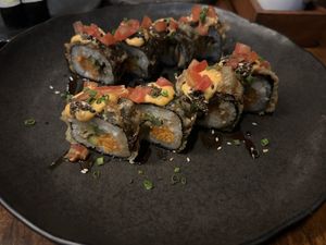   at The Black Box Provisions & Restaurant Naga in Kuta