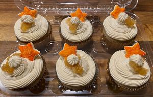 Vegan apple pie cupcakes at Hollycake House in East Rochester