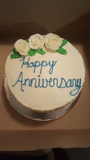 Wedding Anniversary Cake! at Hollycake House in East Rochester