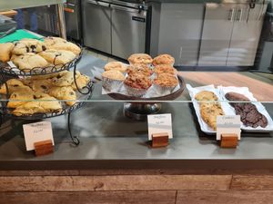 Scones, muffins, cookies at Hollycake House in East Rochester