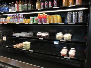 Drink/take out case    at Hollycake House in East Rochester