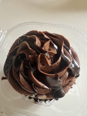 Boston Cream Cupcake  at Hollycake House in East Rochester