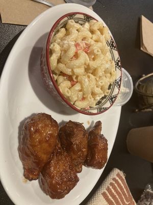 Wings Special with Mac Salad  at Hollycake House in East Rochester