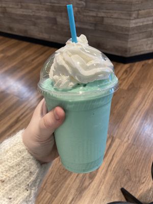 Shamrock Shake  at Hollycake House in East Rochester