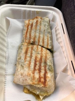 Venetian gluten free vegan breakfast wrap  at Hollycake House in East Rochester