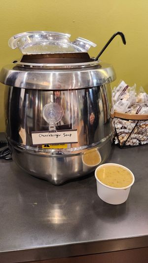 Cheeseburger Soup #Veganuary at Hollycake House in East Rochester