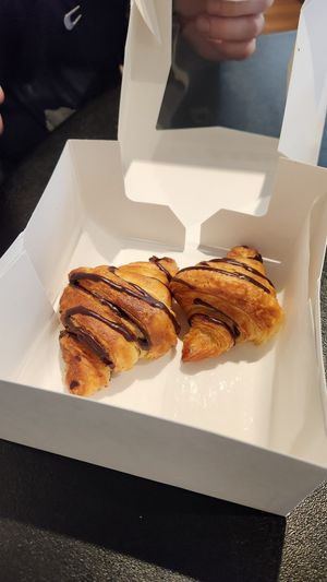 Chocolate Croissants #Veganuary at Hollycake House in East Rochester