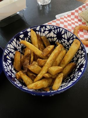 French fries   at Hollycake House in East Rochester