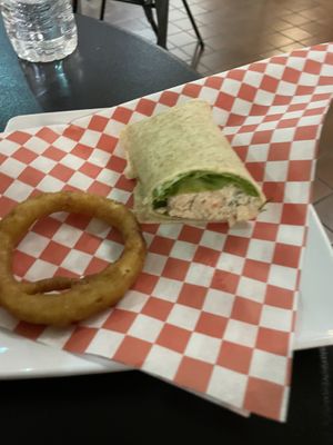 “Chicken” wrap  at Hollycake House in East Rochester