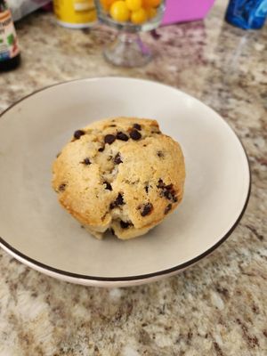 Chocolate chip muffins at Hollycake House in East Rochester