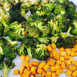 roasted veggies daily at Green Leaf Vegan Kitchen in Roanoke