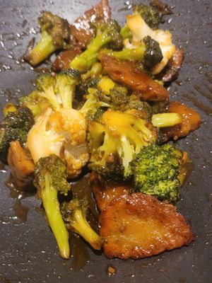 General tso stir-fry  at Green Leaf Vegan Kitchen in Roanoke