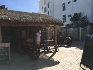 From the street! at Veggie Veggie in Puerto Morelos