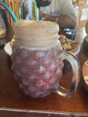 Smoothie at Veggie Veggie in Puerto Morelos