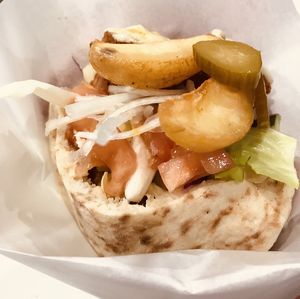 Falafel pita  at Falafel Time in Osaka