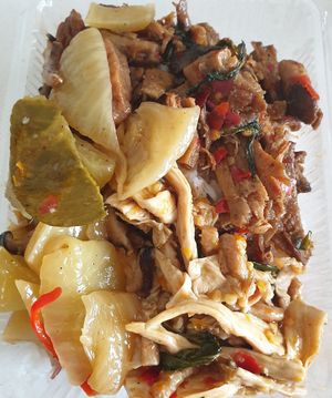 only 60 baht at Youta Vegetarian Food in Bangkok