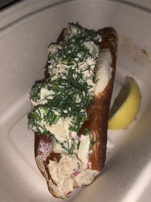 Lobster roll! (Get this!)  at Aunts et Uncles in Brooklyn