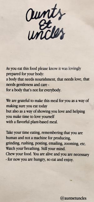 Manifesto at Aunts et Uncles in Brooklyn