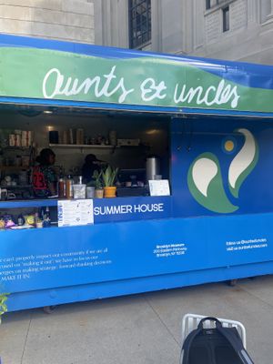 All vegan food truck    at Aunts et Uncles in Brooklyn