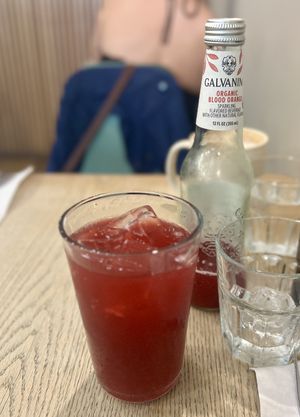 Blood orange soda  at Aunts et Uncles in Brooklyn