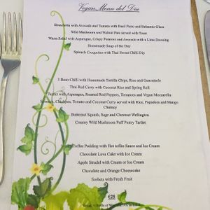 Vegan set menu for $25   at Patio de la Fuente in Calpe