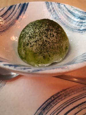 Dessert / Matcha tea mochi at Ramen Shifu - Chueca in Madrid